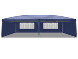 Lotto 3 x 6m Two Windows Practical Waterproof Folding Tent Blue 27523676