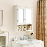 ZNTS Bathroom Storage Cabinet, Medicine Cabinets for Bathroom with Mirror, 2 Doors 2 Adjustable Shelf + 3 W1801109067