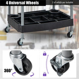 3 Layer Tool Cart w/ Lockable Universal Wheels and Multiple Divider 29095919