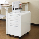 ZNTS 3 Drawer Mobile File Cabinet Under Desk Office,Simple Style Versatile Storage Cabinet for W1247P145905