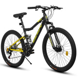 A26336-26 Inch Aluminum Frame Shock Fork Plus Shock Absorber 21-speed Unisex Mountain Bike W709P222990