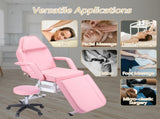 Massage Salon Tattoo Chair with Two Trays Esthetician Bed with Hydraulic Stool, Multi-Purpose 74114033