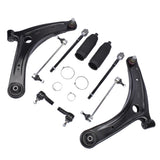 ZNTS Front Lower Control Arms Tie Rods Sway Bars Kit for Mitsubishi Outlander 2007-17 26768030