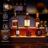 LED Lighted Liquor Bottle Display Shelf, 20 Inch Bar Display Shelf, DIY Illuminated Bottle Shelf W2178P163142