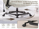 Chenille Criss Cross Office Chair with Air Lumbar Support, Flip-up Adjustable Arms, Built-in 11998236