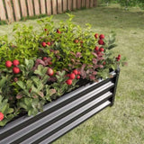 Metal Raised Garden Bed, Rectangle Raised Planter 421ft for Flowers Plants, Vegetables Herb Veezyo 62917214