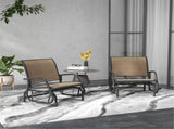 2PCS Outdoor Glider Chair 83597395