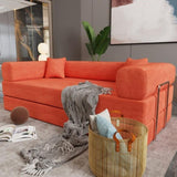 Double sofa, sofa bed, multifunctional compression sofa, wide body sofa, pure sponge sofa, fine W3064P245391