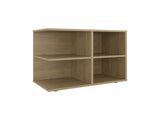Console Sideboard Cart, Natural Oak, 4 Shelves B097P369432