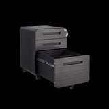 3 Drawer Mobile File Cabinet Under Desk Office,Simple Style Versatile Storage Cabinet for W1247P145907