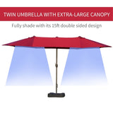 Outdoor beach umbrella/Double-Sided Market Umbrella 45957691