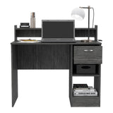 Manaos Writing Computer Desk , Multiple Shelves, One Drawer B070P188824