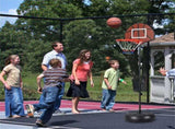2-in-1 Toddler Basketball Hoop Set - Double-Sided , 6 Darts Included, Black 90414530
