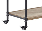 Brantley Oak & Sandy Black Finish Serving Cart B2726P286743