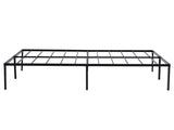 195.5*142.2*45.7cm Bed Height 18" Simple Basic Iron Bed Frame Iron Bed Black 99106496