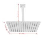 Rain Shower HeadLarge Rainfall Shower Head Made of 304 
Stainless Steel - Perfect Replacement
For W1272110202