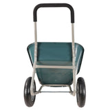 wheel barrow Two wheeled trolley for green garden 15 inch pneumatic wheel WB1001GN W22770787