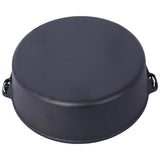 Pre-Seasoned Cast Iron Dutch Oven With Skillet Lid, Outdoor Camping Deep Pot for Camping Fireplace W465P236474