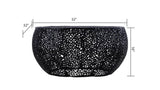 T3502-32 Round Coffee Table in Black B009140728