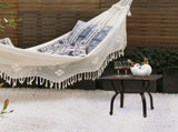 Cast Aluminum Outdoor Side Table, Anti-Rust Outdoor Square End Table, Patio Coffee Bistro Table for 87121979