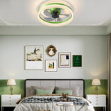 Ceiling Fans with Lights Dimmable LED Embedded installation of thin modern ceiling fans W1340120480