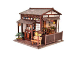 3d wooden puzzle for adults The Cherry Blossom Hut book nook with lights model kit dollhouse DIY 56239860