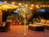 8 FT Lighted Birch Tree Artificial Twig Tree Lamp for Christmas 22917732