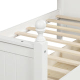 Wood Daybed with Three Drawers ,Twin Size Daybed,No Box Spring Needed ,White 78841102