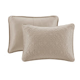 Reversible Quilt Set Khaki Twin/Twin XL B03597501