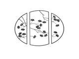 3-piece Metal Wall Decor Set B03598790
