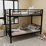 Twin Over Twin Metal Bunk Bed for Kids Boys Girls,Metal Structure Bedframe with Ladders & W1935P294047