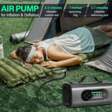 Newest 8 in 1 Portable Car Jump Starter with Air Compressor, Car dual-use wireless Vacuum Cleaner 00508674
