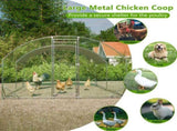 9.84' x 13.12' x 6.56' Large Chicken Coop Metal Chicken Run with Waterproof and Anti-UV Cover 94588860