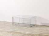 3-Piece Big White Plastic Mesh Shoe Box Set - 33.50*29.50*22.00cm, Modular Design for Home Storage 95060498
