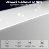 69" Freestanding Solid Surface Bathtub, Luxury Handcrafted Stone Resin Freestanding Soaking Bathtub W1573P178583