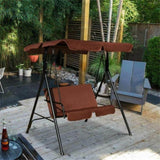 2-Seat Patio Swing Chair with awning 18991627