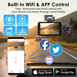 3 Channel Dash Cam for Cars, 1080P Full HD Front Camera with 480P Interior & Rear 45818878