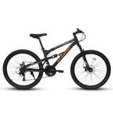 A26207 26 Inch Steel Frame Shock Fork Plus Shock Absorber 21-speed Unisex Mountain Bike W709P285164
