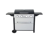4-Burner Propane Gas BBQ Grill, 34200BTU Output With Wire Enamel Cooking Grids For Outdoor Barbecue, W2938P208373