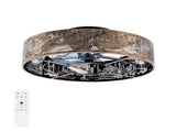 20 Inch CitySilhouette Caged Flush Mount Ceiling with Light, Iron Art Hollow Carving Enclosed W3816P585945