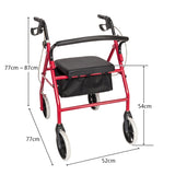 ZNTS Iron Walker with Wheels Black & Red 48381029