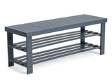 3-Tier Seamless Top Bamboo Shoe Rack 96661986