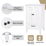 20" Bathroom Vanity with Sink, Bathroom Cabinet with Two Doors, Magnetic Door Stopper and Adiustable N725P195132K