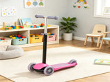 Pink 3-in-1 Ride on Push Car Kids Scooter Sliding Walker with Adjustable Handlebar 3 Balanced Wheels 77062131