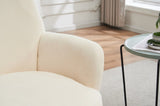 Polyester Swivel Barrel Chair, Swivel Accent Chairs Armchair for Living Room, Reading Chairs for W1361P149653