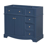 36'' Bathroom without Basin Sink, Solid Wood Frame Bathroom Storage Cabinet, Freestanding N710P184833C