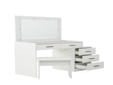 White color adjustable dressing table with 5 drawers W2139P179897