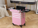 4 in 1 Aluminum Cosmetic Makeup Case Tattoo Box Pink 51021269