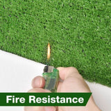 ZNTS Realistic Synthetic Artificial Grass Mat 65x 3ft with 3/8" grass blades height Indoor Outdoor Garden 49982071