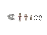 Set of 2 Hood Spring Cable and Bolts w/ Retaining Rings Replacement for Peterbilt 1304638 74551478